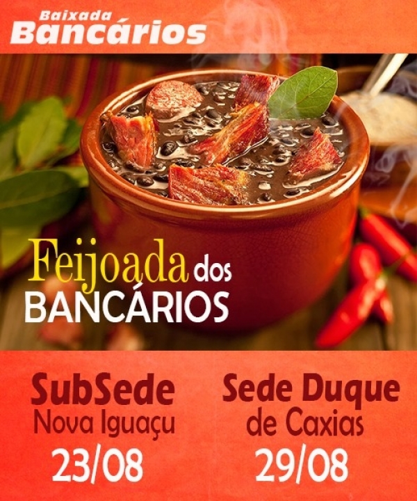 Feijoada dos Bancários já tem datas definidas em Agosto