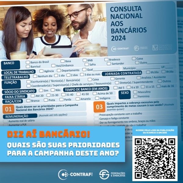 Diz aí bancário! O que você quer para a campanha deste ano?