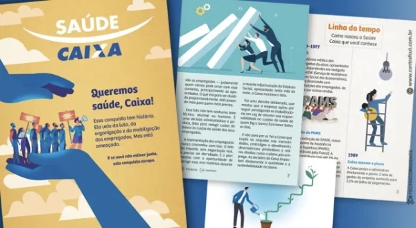 Cartilha subsidia luta em defesa do Saúde Caixa