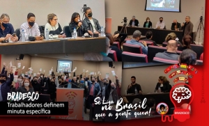 Encontro Nacional dos Trabalhadores do Bradesco formaliza pauta de reivindicações específica