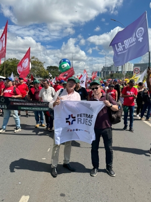 Sindicato participa da Marcha da Classe Trabalhadora, em Brasília