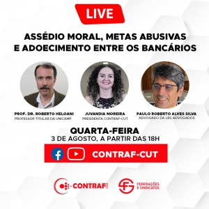 Live debate adoecimento entre bancários