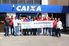Dia Nacional de Luta cobra respeito aos empregados da Caixa