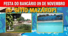 Festa do Bancário 09 de novembro – Sítio Mazaropi