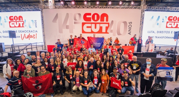 CUT encerra 14º Congresso com aprovação de novo Plano de Lutas para 2023-2027