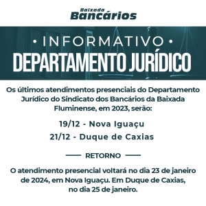 Informativo - Departamento Jurídico
