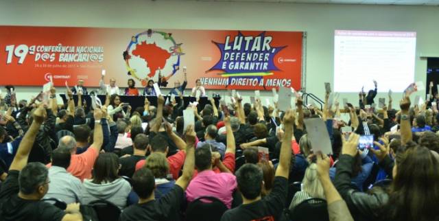 Sindicato dos Bancários da Baixada Fluminense presente na 19ª Conferência Nacional dos Bancários