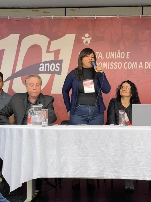 Sindicato dos Bancários da Baixada Fluminense participa do Encontro Nacional do Bradesco em SP