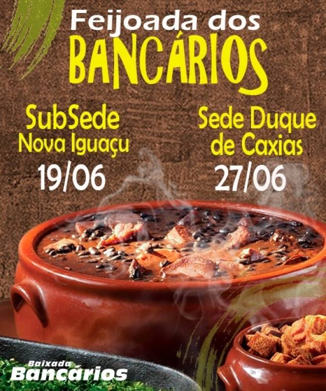 Feijoada dos Bancários já tem datas definidas em Junho