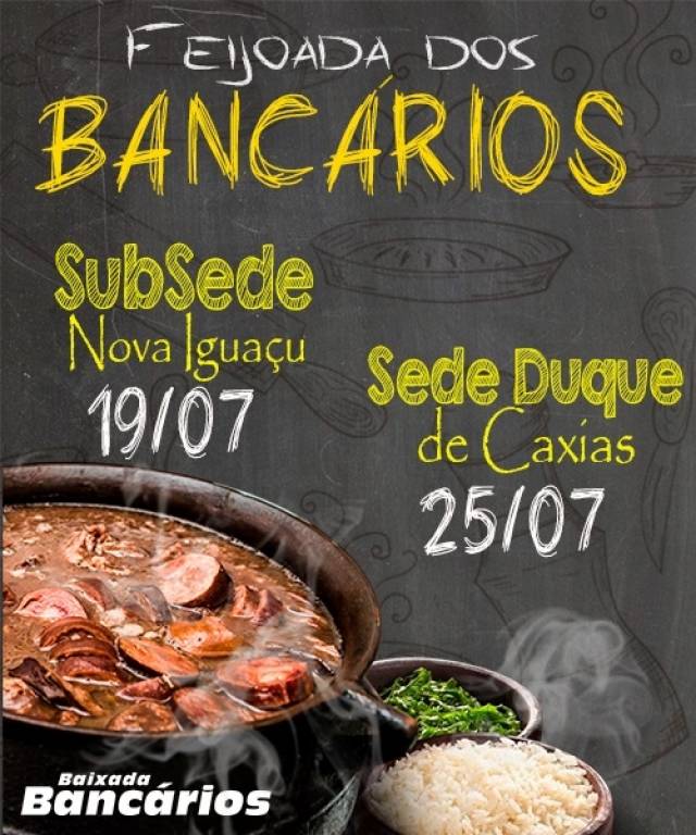 Feijoada dos Bancários já tem datas definidas em Julho