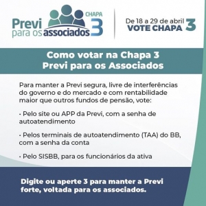 Eleições Previ começaram nesta segunda-feira (18)