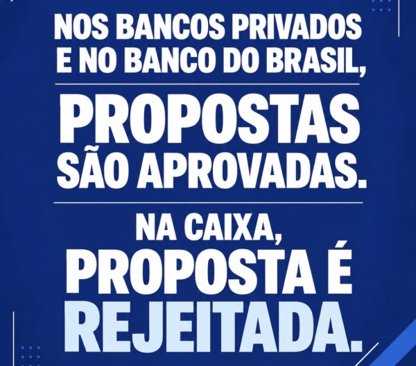Proposta &eacute; aprovada nos bancos privados e no BB; na CEF, rejeitada