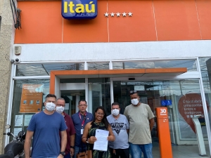 Sindicato dos Bancários da Baixada Fluminense reintegra mais uma funcionária do Itaú