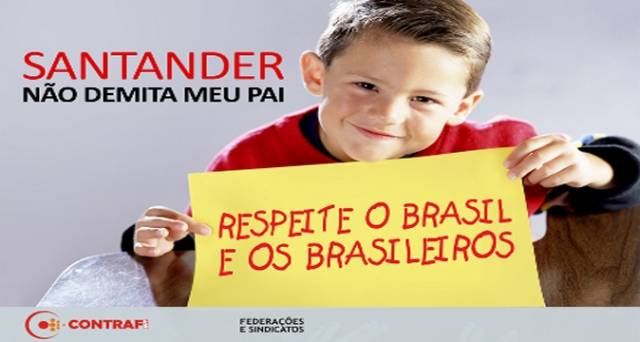 Bancários querem Natal e Ano Novo sem demissões no Santander