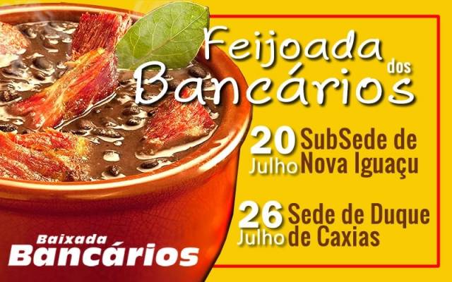 Feijoada dos Bancários já tem datas definidas em julho