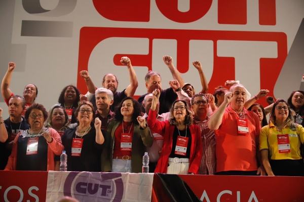 Eleições CUT: Sérgio Nobre é reeleito presidente e Juvandia Moreira eleita vice-presidenta