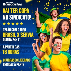 Vai ter Copa no Sindicato!