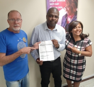 Sindicato dos Bancários da Baixada Fluminense reintegra mais um funcionário do Bradesco